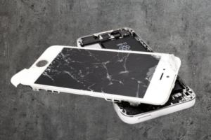 broken cellphone screen repair at Repair Plus in Chicago, IL